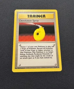 Pokemon TCG Devolution Spray 72/102 Base Set Rare Near Mint 1999 WoTC - Image 2
