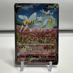 Pokemon TCG Astral Radiance Beedrill V Alternate Full Art 161/189 NM One Owner - Image 1