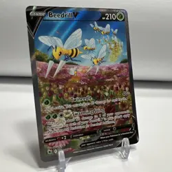 Pokemon TCG Astral Radiance Beedrill V Alternate Full Art 161/189 NM One Owner - Image 2