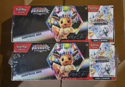 2x Sam’s Club Pokemon Prismatic Evolutions Surprise Box & Booster Bundle - Image 1