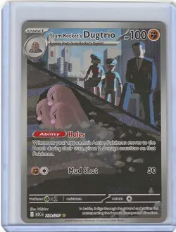 Team Rocket’s Dugtrio 239/217 Illustration Rare - Pokemon TCG Ascended Heroes NM - Image 1