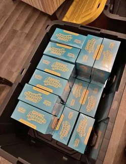 Pokemon Elite Trainer Box Mega Evolution Ascended Heroes Lot 12 Boxes Dragonite - Image 1