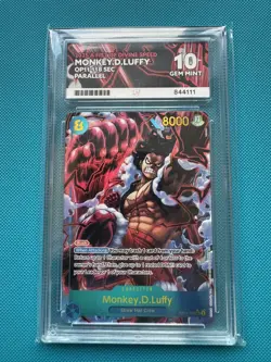 One Piece CCG TCG Monkey.D.Luffy OP11-118 SEC A Fist Of Divine Speed ACE 10 - Image 1
