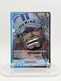 One Piece Sakazuki OP05-041 L Leader Alt Art Awakening of the New Era English NM - Image 1