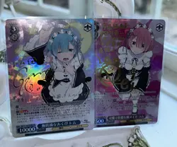 Weiss Schwarz RE ZERO vol.3 RZ/S116-078SP SP Rem & Ram Set FOIL Japanese - Image 2