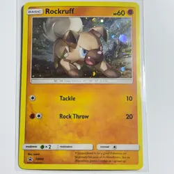 Rockruff SM06 (Cosmos) Holo Promo Card SM Promos Pokemon TCG LP - Image 1