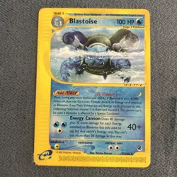 BLASTOISE 37/165 Expedition Base Set - Non Holo Rare Pokemon Card TCG NMint - Image 1