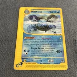 BLASTOISE 37/165 Expedition Base Set - Non Holo Rare Pokemon Card TCG NMint - Image 2