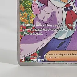 Pokemon TCG Stellar Crown Lacey Trainer Full Art Ultra Rare Holo Card 166/142 NM - Image 5