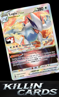Lugia VSTAR 139/195 Pokemon Ultra Rare Prize Pack Series Cards Card NM - Image 1