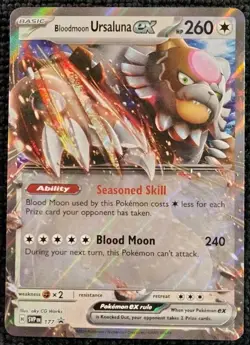 Bloodmoon Ursaluna ex 177 Sv: Scarlet & Violet Promo Cards Holo - Image 1