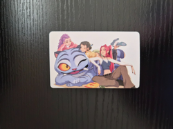 KPop Demon Hunters Collectible Trading Card (QQ17) - HUNTR/X & Derpy - Image 1