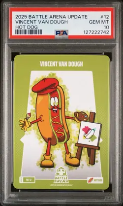 Vincent Van Dough 2025 Bo Jackson Battle Arena Alpha Update Hot Dog Card #HD-12 - Image 2
