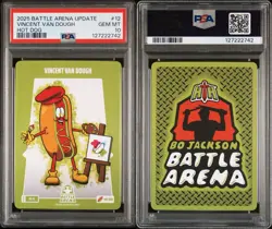 Vincent Van Dough 2025 Bo Jackson Battle Arena Alpha Update Hot Dog Card #HD-12 - Image 4