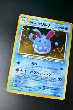 Light Azumarill No. 184 Neo Destiny 2001 Holo Rare Japanese Pokemon Card - Image 3