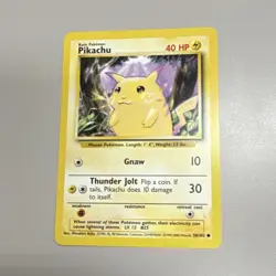 Pokemon TCG Pikachu Wotc Promo Regular Card 27/53 HP 30 English Card Stock - Image 1