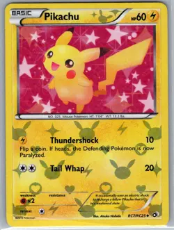 Pikachu RC7/RC25 Holo Legendary Treasures Radiant Collection - Pokemon Card - MP - Image 1