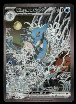 2# Pokemon Cards Kingdra ex 131 Scarlet & Violet Promo - Image 1