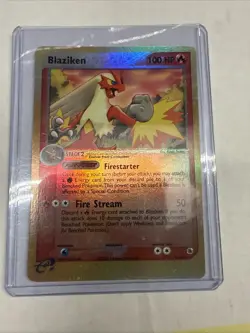 2003 Pokemon Card - Ruby & Sapphire 15/109 - BLAZIKEN (reverse holo) - Image 1