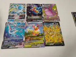 Pokemon 13 Card Jumbo Promo Lot-Jolteon-Vaporeon-Glaceon-Flareon Holo Card Lot - Image 2