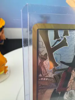 DON!! Card (Dracule Mihawk) (Gold) The Azure Sea's Seven Foil NM Japanese OP - Image 4