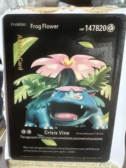 frog flower Black Hp 147820 Foil Fan Art 🖼 cards NM - Image 1
