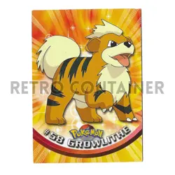 NINTENDO POKEMON TOPPS Trading Cards - ITA - 58 Growlithe - Image 1