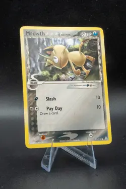 Meowth (Delta Species) 71/110 Common Holon Phantoms Pokemon Card Light Play + - Image 1