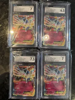 Xerneas EX Pokemon (2014) Black Star Promos - XY07 4 Card Lot CGC Graded - Image 1