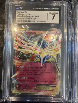 Xerneas EX Pokemon (2014) Black Star Promos - XY07 4 Card Lot CGC Graded - Image 2