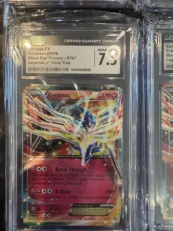 Xerneas EX Pokemon (2014) Black Star Promos - XY07 4 Card Lot CGC Graded - Image 4