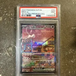 Pokemon Mew ex #053 SV: Scarlet & Violet 151 UPC Promo Card PSA 9 - Image 1