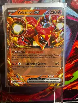 Volcanion EX 031/159 NM Holo | Journey Together | Double Rare Pokemon TCG Card - Image 1