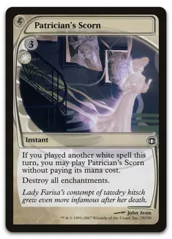 Patrician's Scorn #29 (NM) Future Sight FUT Magic MTG - Image 1