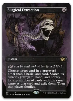 Surgical Extraction (Borderless) #356 (NM) Double Masters 2022 2X2 Magic MTG - Image 1