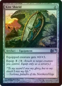 Kite Shield - Foil New MTG M12 Magic 2012 - Image 1