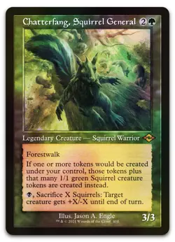 Chatterfang, Squirrel General (Retro Frame) (Foil Etched) NM Modern Horizons 2 - Image 1