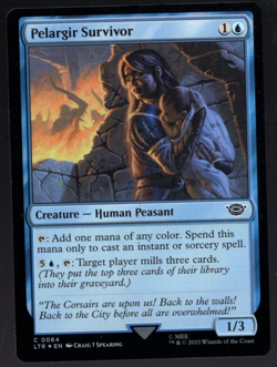 Pelargir Survivor 0064 Common Foil Lord of the Rings MTG Near Mint - Image 1