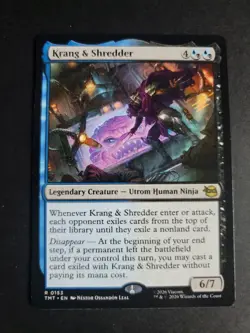 Krang & Shredder Rare MTG Ninja Turtles - Image 1