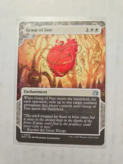 Grasp of Fate Uncommon - Wilds of Eldraine - LP - Uncommon - Enchantment - Image 1