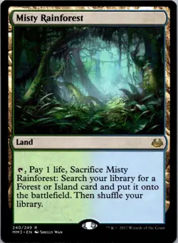 Misty Rainforest 240 Modern Masters 2017 NM MTG - Image 1