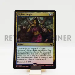 MTG Magic MID Innistrad Midnight Hunt - 1x FOIL EN NM 241 Siphon Insight - Image 1