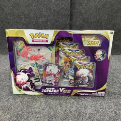 POKEMON Hisuian Zoroark Vstar Premium Collection Box, Sealed Box is Worn - Image 1