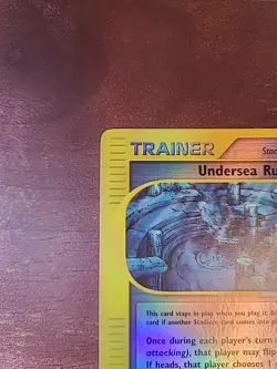 Undersea Ruins Reverse Holo 138/147 Aquapolis Trainer Pokemon Card - Image 3