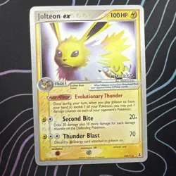 Pokemon TCG Jolteon EX Delta Species 109/113 World Championships 2007 - Image 1