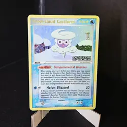 SNOW-CLOUD CASTFORM 29/113 EX Delta Species REVERSE HOLO Pokemon TCG - Image 1