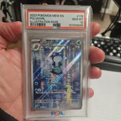 Poliwhirl Illustration Rare #176 PSA 10 GEM MT 2023 Pokemon MEW English - Image 3