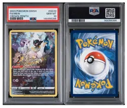 2023 Pokemon Full Art Mew Crown Zenith Galarian Gallery GG10/GG70 PSA 10 Rare - Image 3