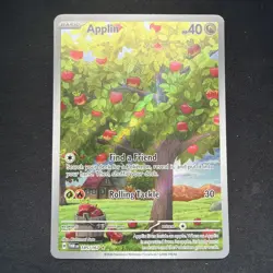 Applin 185/167 Sv06: Twilight Masquerade Illustration Rare Holo Pokemon TCG IR - Image 1