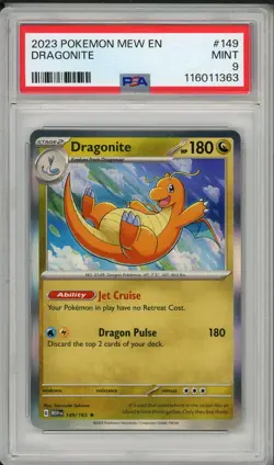 2023 Pokemon Mew EN Dragonite #149 PSA 9 - Image 1